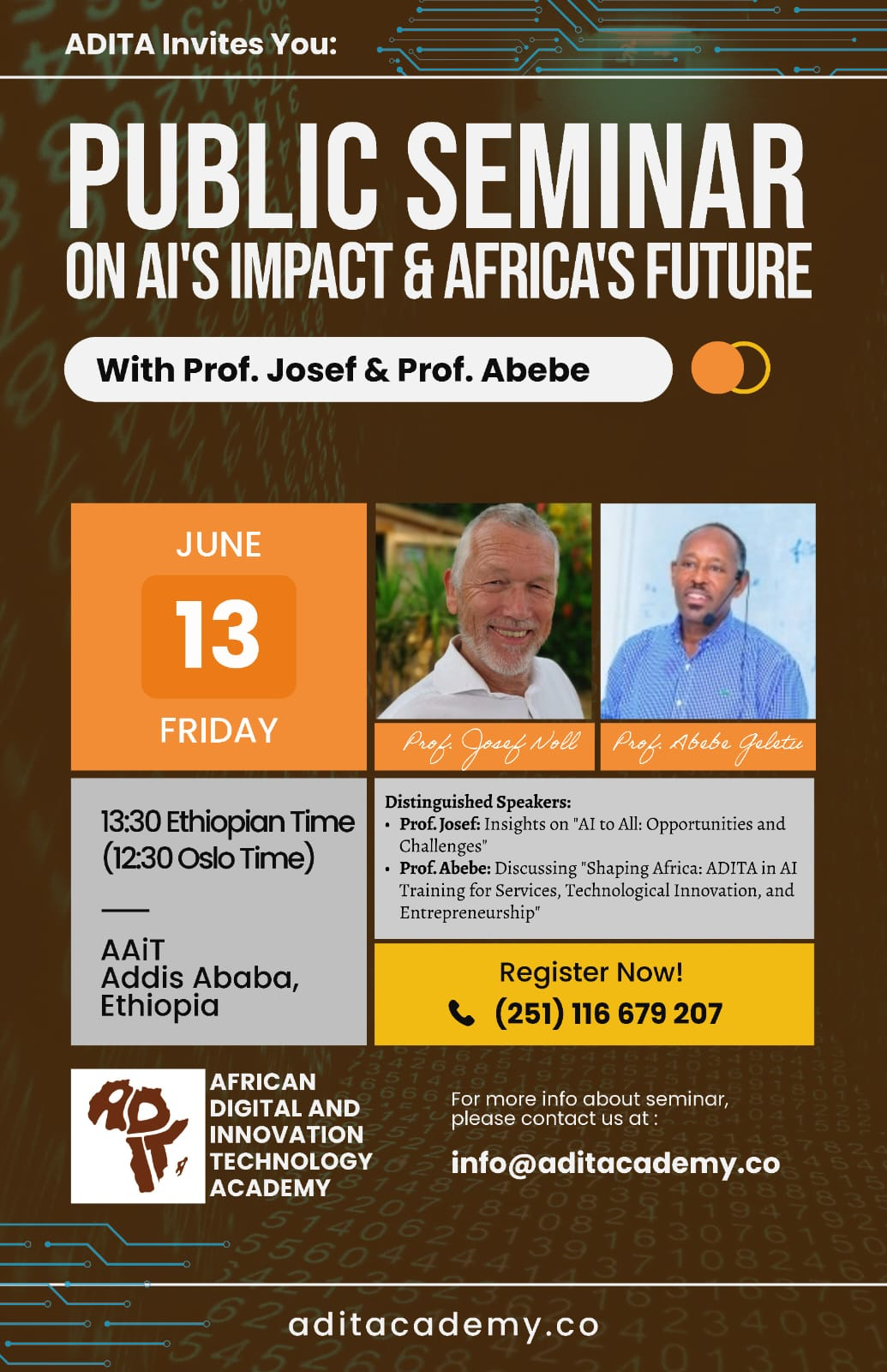 Public Seminar on AI's Impact & Africa's Future